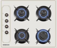 Hausberg HB-570RST Beépíthető 4 zónás Gáz Főzőlap - Bézs
