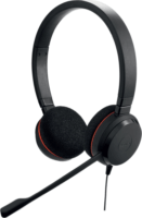 Jabra Evolve 20 MS Vezetékes stereo Fejhallgató headset - Fekete