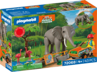 Playmobil 72068 Animals & Friends - Elefánt állatgondozóval