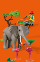 Playmobil 72068 Animals & Friends - Elefánt állatgondozóval