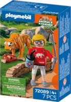 Playmobil 72089 Animals & Friends - Állatkerti Tigrisek és látogatók