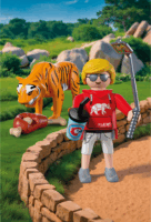 Playmobil 72089 Animals & Friends - Állatkerti Tigrisek és látogatók