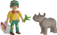 Playmobil 72025 DuoPack - Állatgondozó orrszarvúval