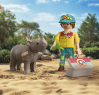 Playmobil 72025 DuoPack - Állatgondozó orrszarvúval