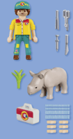 Playmobil 72025 DuoPack - Állatgondozó orrszarvúval
