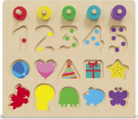 Kids Hits Fa formaillesztő bébijáték - Számolás