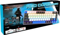 Media-Tech MT1259 60% Mechanikus (Red Switch) Vezetékes Gaming Billentyűzet ENG - Fehér/Szürke/Kék