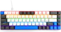 Media-Tech MT1259 60% Mechanikus (Red Switch) Vezetékes Gaming Billentyűzet ENG - Fehér/Szürke/Kék