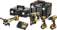 DeWalt DCK429P3T-QW Akkus Barkácsgép készlet + 3x 18V Akku + Kofferek (4 db gép / csomag)