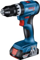 Bosch 18V-45 GSB Akkus ütvefúró-csavarozó + 2x 18V Akku + koffer