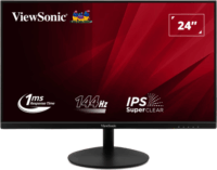 ViewSonic 23.8" VA24E2-H 16:9 FullHD IPS Monitor - Fekete