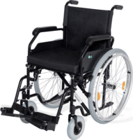 REHAFUND RF-1 Cruiser 1 Összecsukható Kerekesszék Max 120kg - Fekete