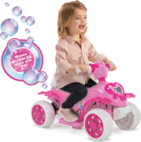 Huffy 19055W Princess Gyerek Elektromos Quad buborékfújóval - Rózsaszín