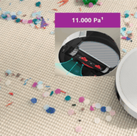 Bosch BCRC2W Smart Robotporszívó felmosó funkcióval - Fehér