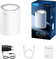 Cudy M3600 Dual-band 2882 Mbit/s Mesh Wi-Fi 7 Router rendszer (1db)