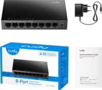 Cudy GS108E Smart Managed 8-port Gigabit Asztali Switch