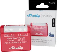Shelly Wave 1PM Mini LR Z-Wave Fogyasztásmérő Okos relé