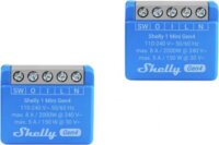 Shelly 1 Mini Gen4 Zigbee Bluetooth Wi-Fi Okos relé (2 db / csomag)