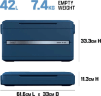 Coleman Snap"N Go 45QT Összecsukható Hűtőtáska 42L - Kék