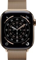 Apple Watch Series 11 42mm Cellular Okosóra S/M Milánói Titán szíjjal - Titán / Arany
