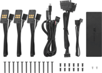 Thermaltake TS 140 EX RGB 140mm PWM Rendszerhűtő ventilátor szett 3db - Fekete