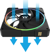 Thermaltake TS 140 EX RGB 140mm PWM Rendszerhűtő ventilátor szett 3db - Fekete