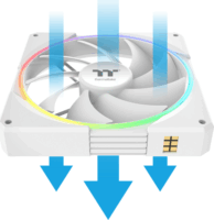Thermaltake TS 140 EX RGB 140mm PWM Rendszerhűtő ventilátor szett 3db - Fehér
