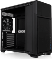 Thermaltake TR300 TG Midi Torony Számítógépház + 1db 120mm ventilátor - Fekete