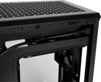 Thermaltake TR300 TG Midi Torony Számítógépház + 1db 120mm ventilátor - Fekete