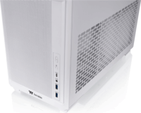 Thermaltake TR300 TG Snow White Midi Torony Számítógépház + 1db 120mm ventilátor - Fehér