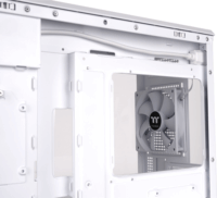 Thermaltake TR300 TG Snow White Midi Torony Számítógépház + 1db 120mm ventilátor - Fehér