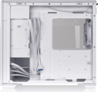 Thermaltake TR300 TG Snow White Midi Torony Számítógépház + 1db 120mm ventilátor - Fehér