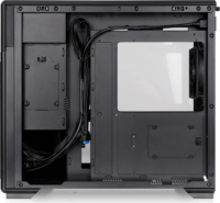 Thermaltake TR300 WS Midi Torony Számítógépház + 1db 120mm ventilátor - Fekete/Barna