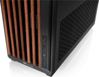 Thermaltake TR300 WS Midi Torony Számítógépház + 1db 120mm ventilátor - Fekete/Barna