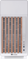 Thermaltake TR300 WS Snow White Midi Torony Számítógépház + 1db 120mm ventilátor - Fehér/Barna