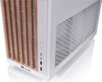 Thermaltake TR300 WS Snow White Midi Torony Számítógépház + 1db 120mm ventilátor - Fehér/Barna