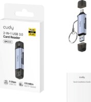 CUDY UH200 2-in-1 USB 3.0 Külső Kártyaolvasó