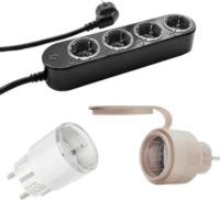 Shelly BUSHWB2 Okos konnektor dugalj és elosztó készlet fogyasztásmérővel (3db/csomag)