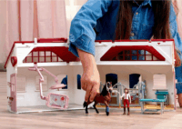 Schleich 42787 Horse Club Gyógyító paták Lovasklinika Játékszett