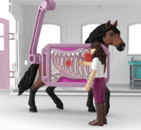 Schleich 42787 Horse Club Gyógyító paták Lovasklinika Játékszett
