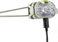 Petzl E102AB02 Swift LT Akkus Vízálló LED Fejlámpa 380 Lumen - Szürke/Zöld