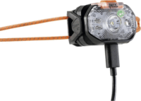 Petzl E102AB00 Swift LT Akkus Vízálló LED Fejlámpa 380 Lumen - Fekete/Narancssárga