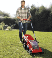Einhell GE-CM 36/37 Li Power X-Change Akkus Fűnyíró 36V + 2 db 4 Ah akku + 2 db Akku töltő