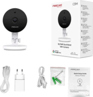 Foscam C5M Smart WiFi 5MP QHD Okos mágneses talpú beltéri Kamera - Fehér