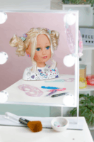 Zapf Creation BABY born smink és hajformázó fej 22cm