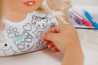 Zapf Creation BABY born smink és hajformázó fej 22cm