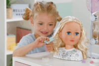 Zapf Creation BABY born smink és hajformázó fej 22cm