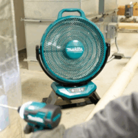 Makita CF002GZ Asztali Akkus / Hálózati Ventilátor Ø 38 cm - Kék