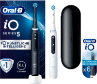 Braun Oral-B iO Series 5 Duo Elektromos fogkefe 2db - Fehér/Fekete