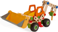 Eichhorn Constructor 140 darabos kerekes homlokrakodó építőjáték